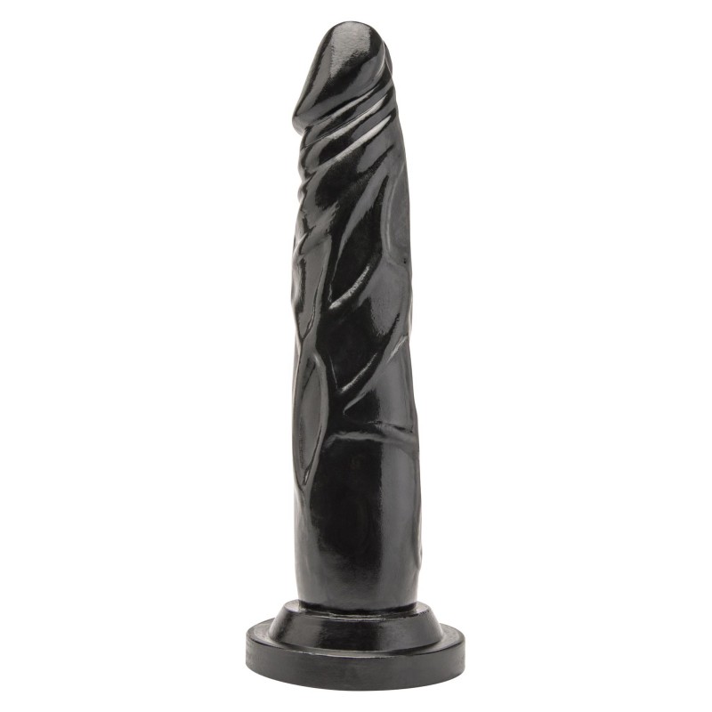 Dildo naturalne sztuczny czarny penis członek 18cm